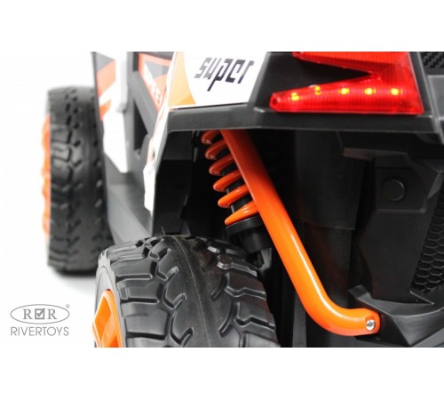 Детский электромобиль F888FF-A 4WD оранжевый