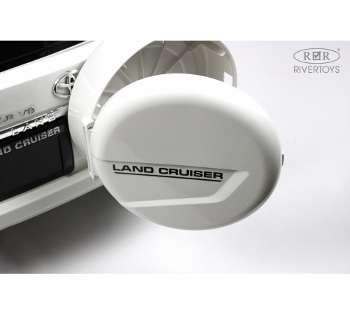 Детский электромобиль Toyota Land Cruiser 200 (JJ2022) белый