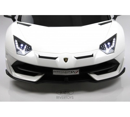 Детский электромобиль Lamborghini Aventador SVJ (A111MP) белый Детский электромобиль Lamborghini Aventador SVJ (A111MP) белый