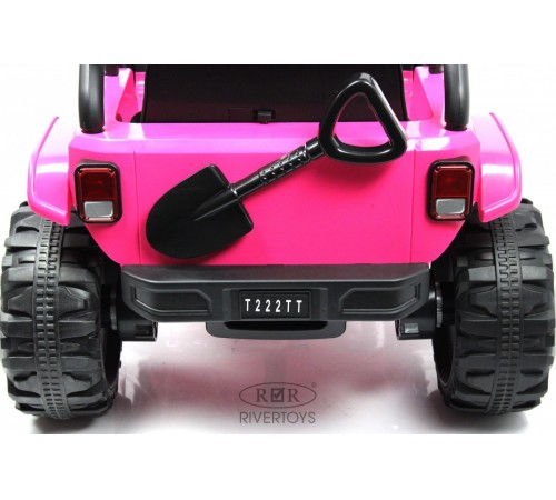 Детский электромобиль T222TT 4WD розовый
