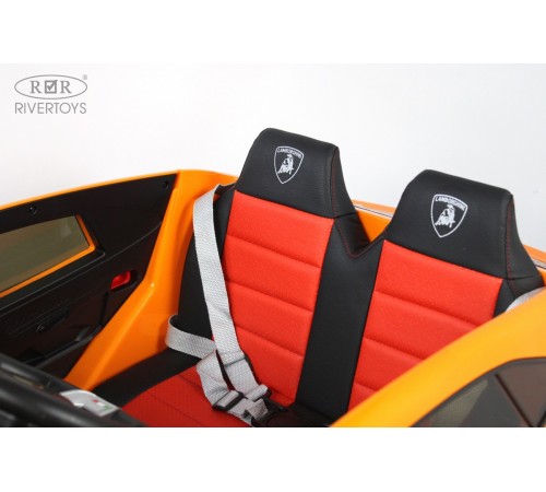 Детский электромобиль Lamborghini Urus (E777EE) оранжевый Детский электромобиль Lamborghini Urus (E777EE) оранжевый