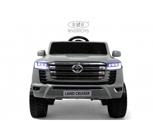 Детский электромобиль Toyota Land Cruiser 300 L999LL серый