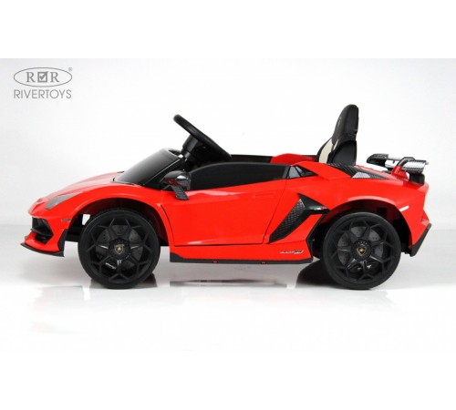 Детский электромобиль Lamborghini Aventador SVJ (A333MP) красный Детский электромобиль Lamborghini Aventador SVJ (A333MP) красный