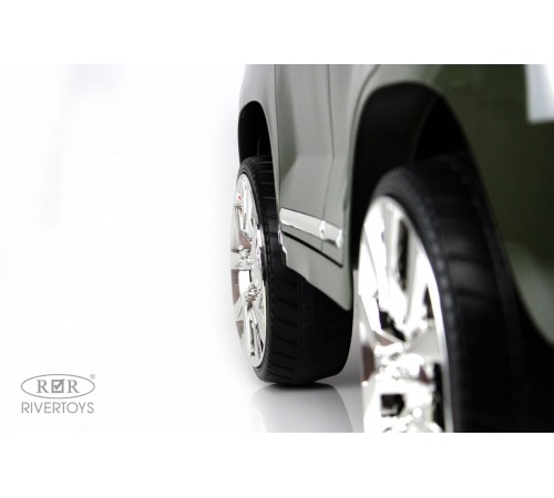 Детский электромобиль Toyota Land Cruiser 200 (JJ2022) зеленый глянец