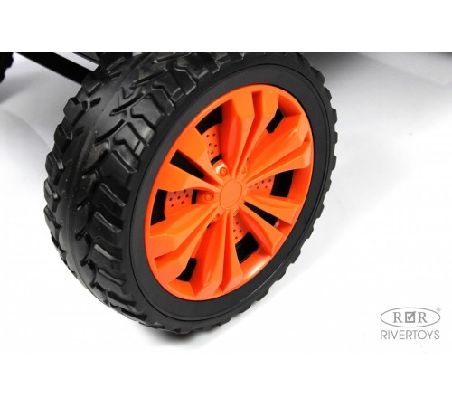 Детский электромобиль F888FF-A 4WD оранжевый