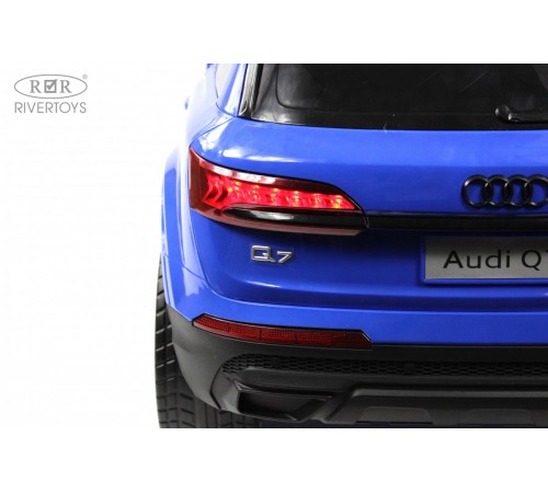 Детский электромобиль AUDI Q7 (HL678) синий глянец Детский электромобиль AUDI Q7 (HL678) синий глянец