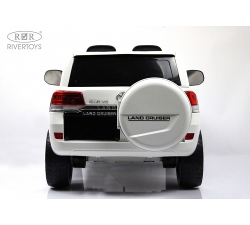 Детский электромобиль Toyota Land Cruiser 200 (JJ2022) белый