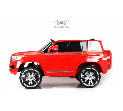 Детский электромобиль Toyota Land Cruiser 200 (JJ2022) красный глянец Детский электромобиль Toyota Land Cruiser 200 (JJ2022) красный глянец