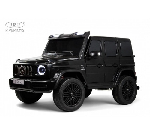 Детский электромобиль Mercedes Benz G63 Y777YY черный глянец Детский электромобиль Mercedes Benz G63 Y777YY черный глянец