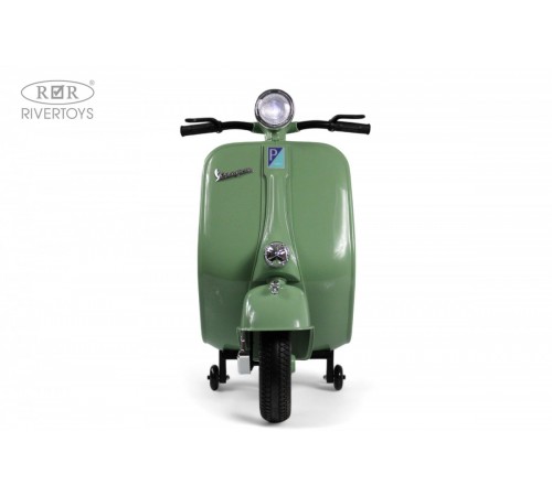 Детский электроскутер VESPA (M888MM) зеленый