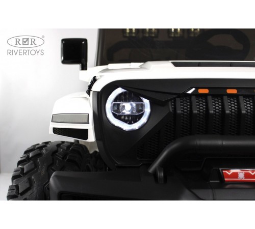 Детский электромобиль Jeep A222AA белый Детский электромобиль Jeep A222AA белый