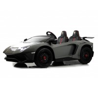 Детский электромобиль Lamborghini Aventador SV (M777MM) серый