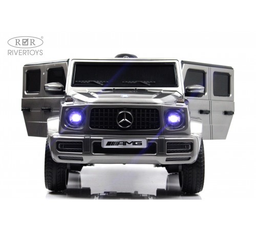 Детский электромобиль Mercedes-AMG G63 4WD (G333GG) серый глянец Детский электромобиль Mercedes-AMG G63 4WD (G333GG) серый глянец