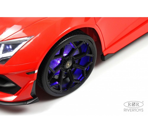 Детский электромобиль Lamborghini Aventador SVJ (A111MP) красный Детский электромобиль Lamborghini Aventador SVJ (A111MP) красный