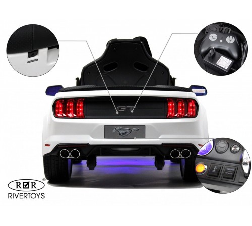 Детский электромобиль Ford Mustang GT (A222MP) белый