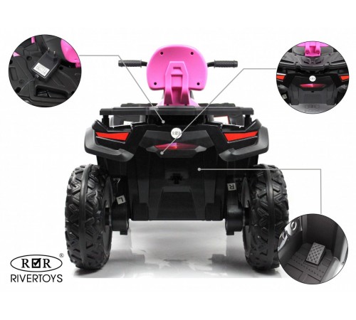 Детский электроквадроцикл T001TT 4WD розовый Детский электроквадроцикл T001TT 4WD розовый