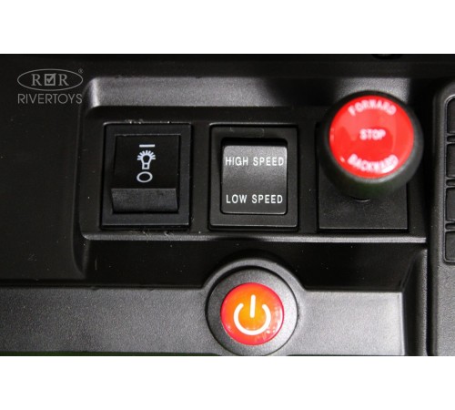 Детский электромобиль Jeep A222AA красный