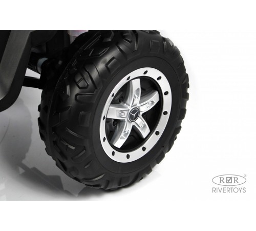Детский электромобиль Mercedes-Benz Unimog Concept (P555BP) серебристый глянец