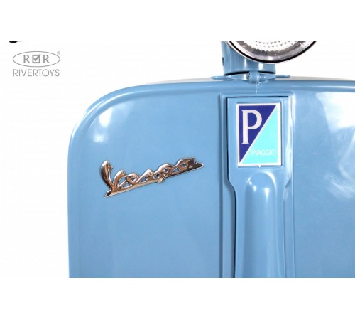 Детский электроскутер VESPA (M888MM) синий