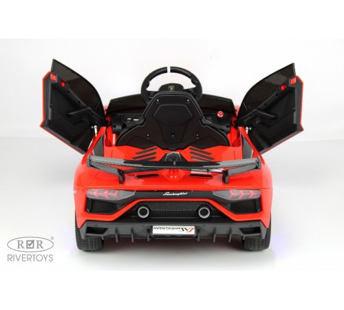 Детский электромобиль Lamborghini Aventador SVJ (A333MP) красный Детский электромобиль Lamborghini Aventador SVJ (A333MP) красный