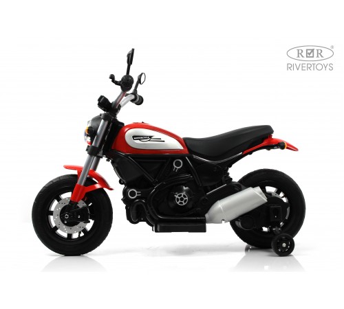 Детский электромотоцикл Z111ZZ красный