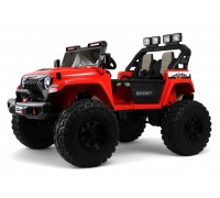 Детский электромобиль Jeep A222AA красный