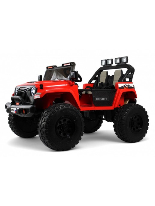 Детский электромобиль Jeep A222AA красный