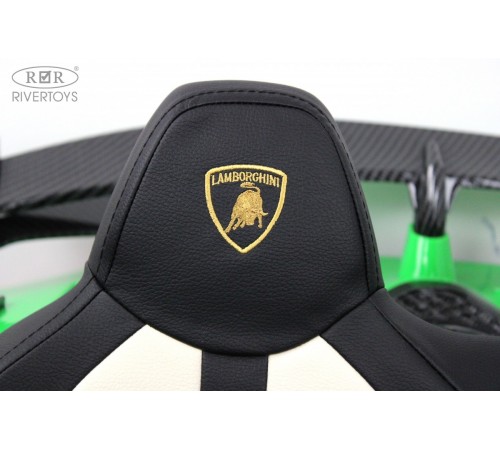Детский электромобиль Lamborghini Aventador SVJ (A111MP) зеленый Детский электромобиль Lamborghini Aventador SVJ (A111MP) зеленый