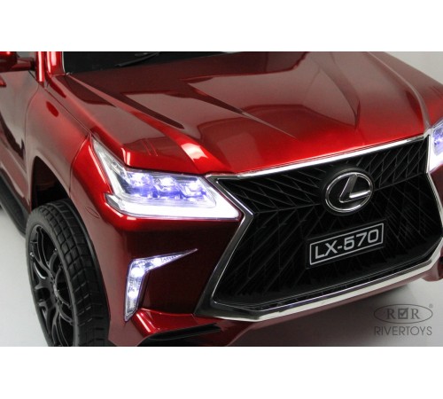 Детский электромобиль E555EE красный глянец Детский электромобиль E555EE красный глянец