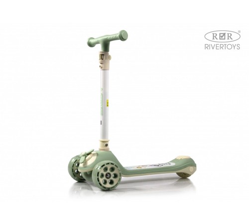 Детский самокат HB-8001 - 6 шт в упаковке (розовый - 2, коричневый - 2, зеленый - 2)