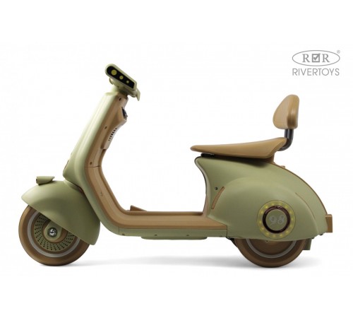 Детский электроскутер K444PX зеленый