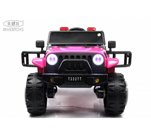 Детский электромобиль T222TT 4WD розовый