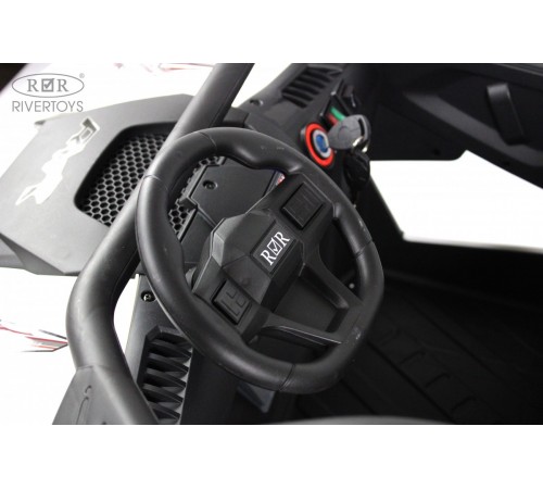 Детский электромобиль C555CC белый Детский электромобиль C555CC белый