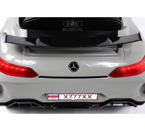 Детский электромобиль Mercedes-Benz AMG GT X777XX серый