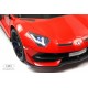 Детский электромобиль Lamborghini Aventador SVJ (A111MP) красный