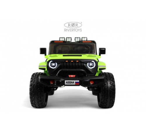 Детский электромобиль Jeep A222AA зеленый Детский электромобиль Jeep A222AA зеленый