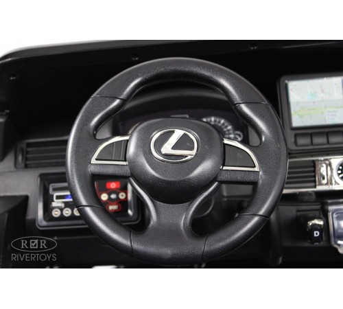 Детский электромобиль Lexus LX570 (Y555YY) черный глянец Детский электромобиль Lexus LX570 (Y555YY) черный глянец