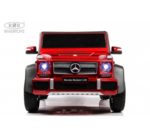 Детский электромобиль Mercedes-Benz Maybach G650 Т101ТТ красный глянец Детский электромобиль Mercedes-Benz Maybach G650 Т101ТТ красный глянец