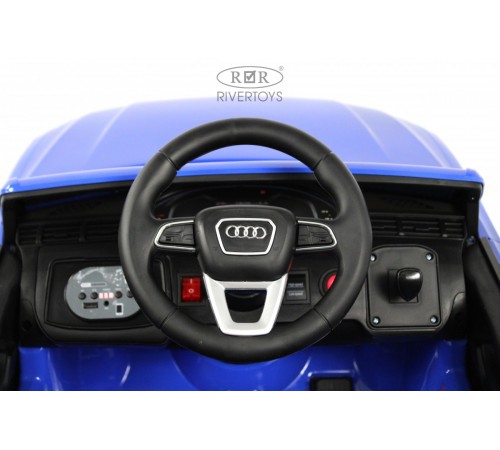 Детский электромобиль AUDI Q7 (HL678) синий глянец Детский электромобиль AUDI Q7 (HL678) синий глянец