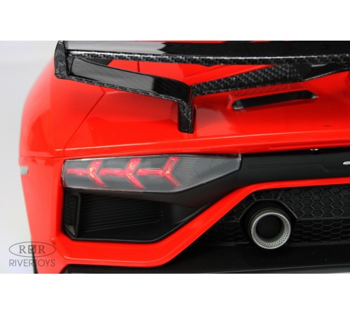 Детский электромобиль Lamborghini Aventador SVJ (A333MP) красный Детский электромобиль Lamborghini Aventador SVJ (A333MP) красный