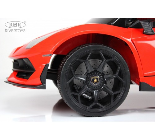 Детский электромобиль Lamborghini Aventador SVJ (A333MP) красный Детский электромобиль Lamborghini Aventador SVJ (A333MP) красный