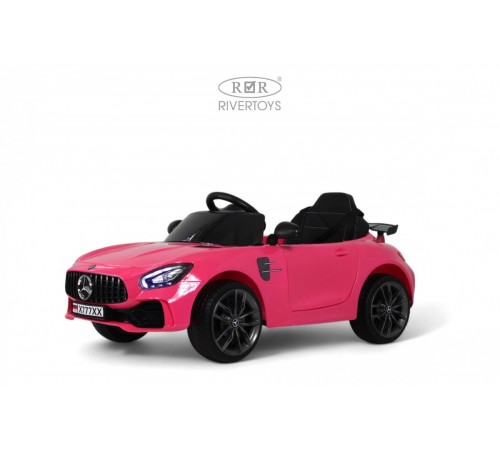 Детский электромобиль Mercedes-Benz AMG GT X777XX розовый глянец