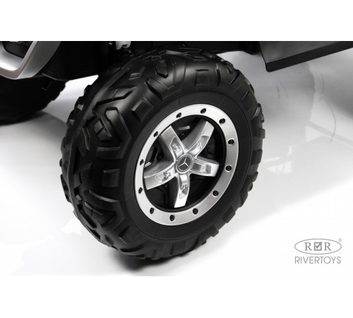 Детский электромобиль Mercedes-Benz Unimog Concept (P555BP) серебристый глянец
