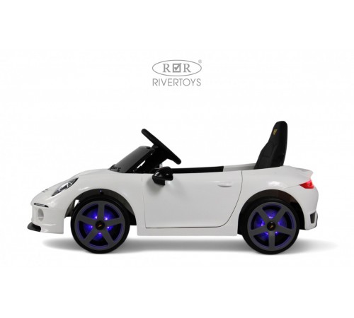 Детский электромобиль Porsche 911 RUF (A444AA) белый Детский электромобиль Porsche 911 RUF (A444AA) белый