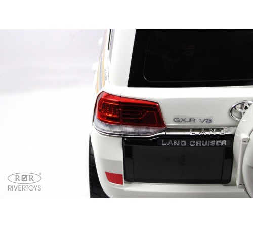 Детский электромобиль Toyota Land Cruiser 200 (JJ2022) белый