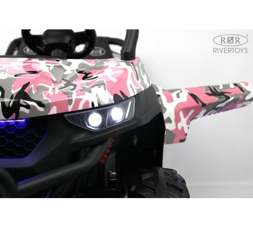 Детский электромобиль T777TT 4WD розовый камуфляж Детский электромобиль T777TT 4WD розовый камуфляж