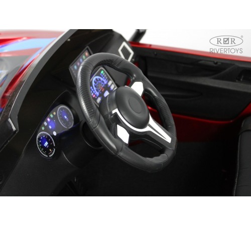 Детский электромобиль F555FF красный глянец