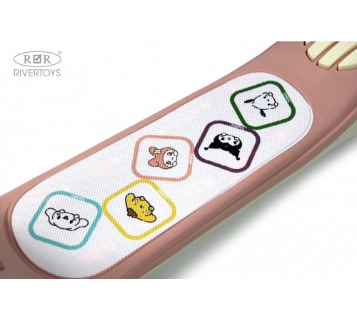 Детский самокат HB-8001 - 6 шт в упаковке (розовый - 2, коричневый - 2, зеленый - 2)