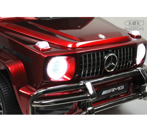 Детский электромобиль AMG G63 (S307) вишневый глянец
