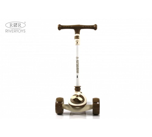 Детский самокат HB-8001 - 6 шт в упаковке (розовый - 2, коричневый - 2, зеленый - 2)